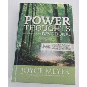 Power Thoughts Devotional Hardcover by Joyce Meyer 2013